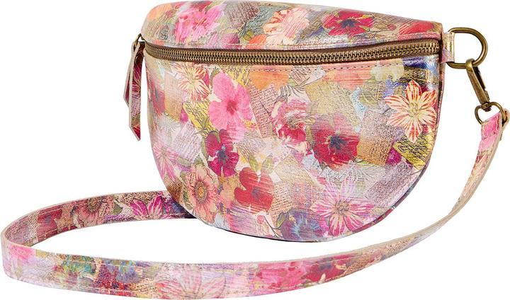 Joe Browns Metallic Floral Leather Bum Bag