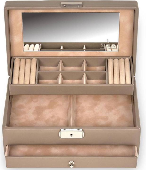 Produktbild Sacher 34.107.565943 - Schmuckkasten Helen nature taupe Leder