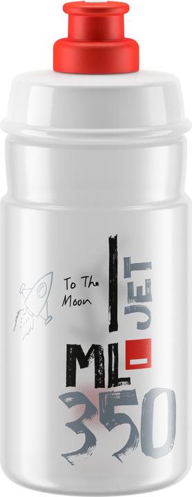 Produktbild Elite Trinkflasche Jet Transparent-Rot 350 ml (0.35 l)