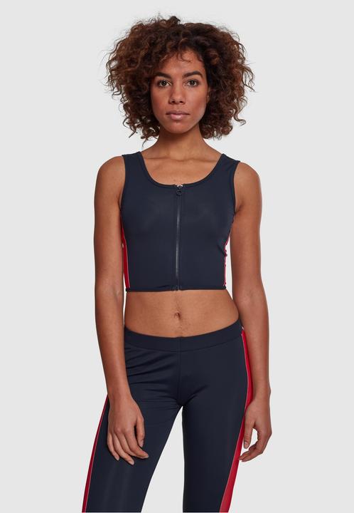 Produktbild Urban Classics Ladies Side Stripe Cropped Zip Top (S)