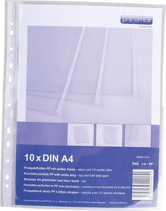 Produktbild Hwb Zeigetaschen glasklar (A4, 10 x)