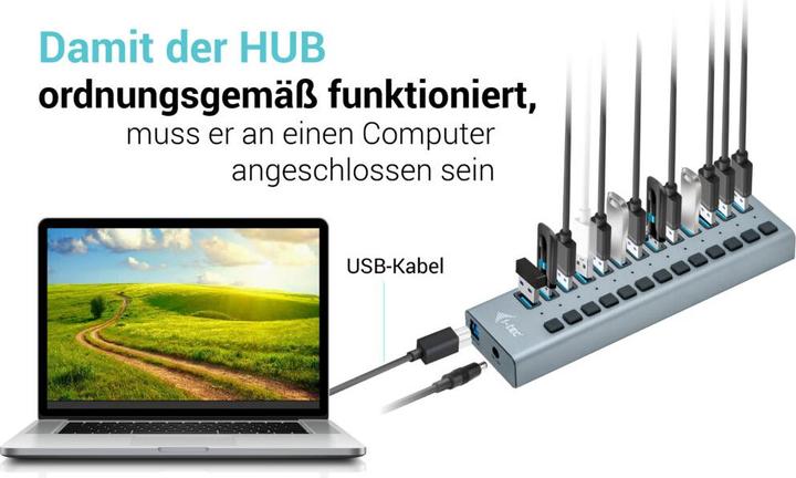 Produktbild i-tec U3CHARGEHUB13 (USB-B, 13 Ports)