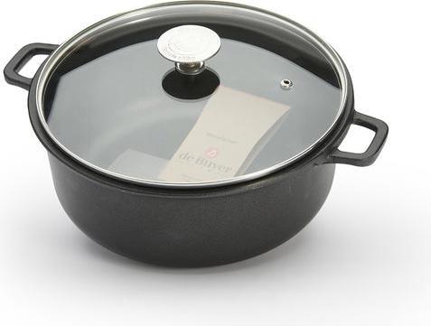 Image du produit de Buyer Choc Extreme Cocotte anti-adhésive avec couvercle en verre, induction (24 cm, Cocotte + faitout, Aluminium)