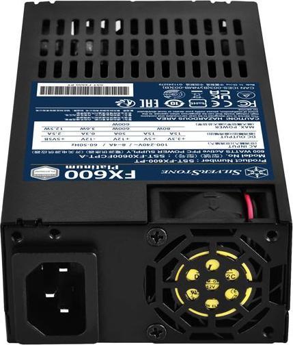 Produktbild Silverstone SST-FX600-PT FX600 Platinum Netzteil - 600 Watt (600 W)