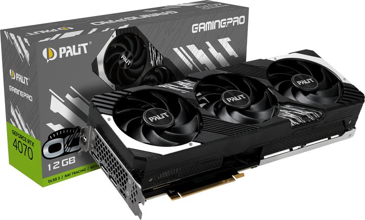 Image du produit Palit GeForce RTX 4070 GamingPro OC 12 Go (12 Go)