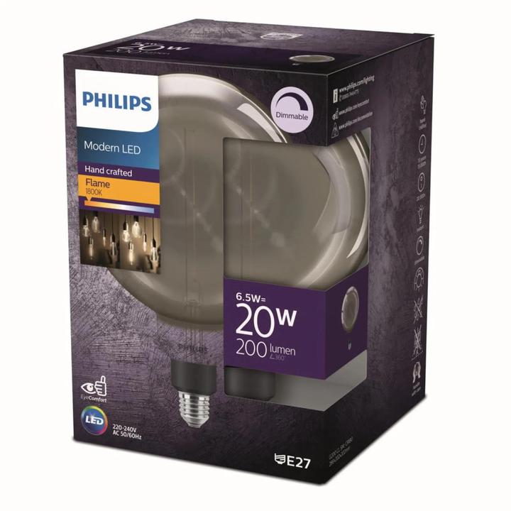 Actual product image Philips Professional gray (E27, 6.50 W, 200 lm, 1 x, F)