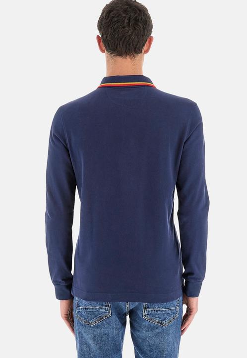 Produktbild La Martina Poloshirt Langarm-Poloshirt regular fit Westin mit Logo-Details (L)