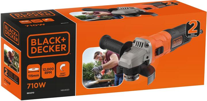 Actual product image Black & Decker BEG010 Angle grinder 12000 RPM (115 mm)