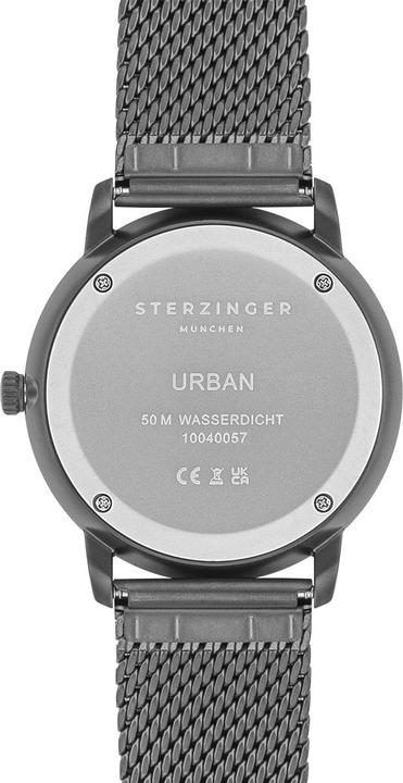 Produktbild Sterzinger Herren Quarzuhr Urban Edelstahl Grau - 30484 (Analoguhr, 38 mm)