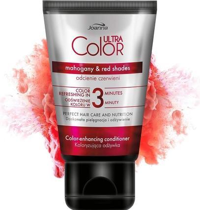 Joanna Ultra Color-Enhancing Conditioner Coloring Conditioner Shades Of Red Mahogany & Red Shades (100 ml)