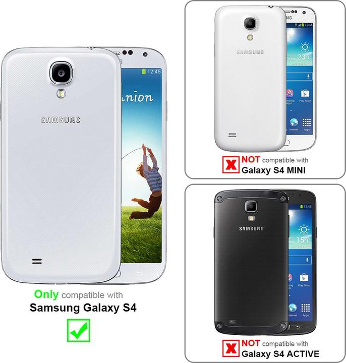 Actual product image Cadorabo Book Invisible Magnet Cover (Samsung Galaxy S4)