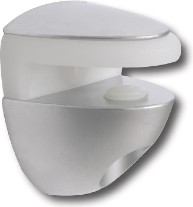 Produktbild Italiana Ferramenta Italiana Cobrone Glas-Bodenträger für Glasstärke 8mm Glashalter Kunststoff (1 Stk.)