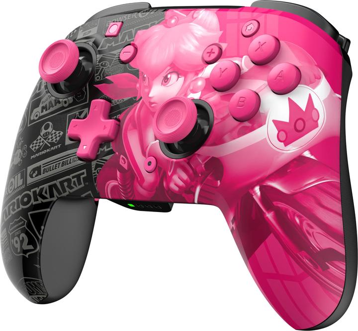 Produktbild PDP Rematch Glow Wireless Grand Prix Peach (Switch, Switch Lite, Switch OLED)