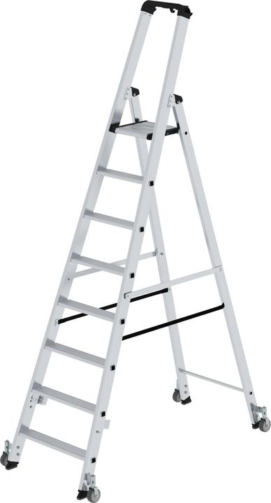 Productafbeelding Munk Trapladder met treden, eenzijdig (Trapladder, 385 cm)