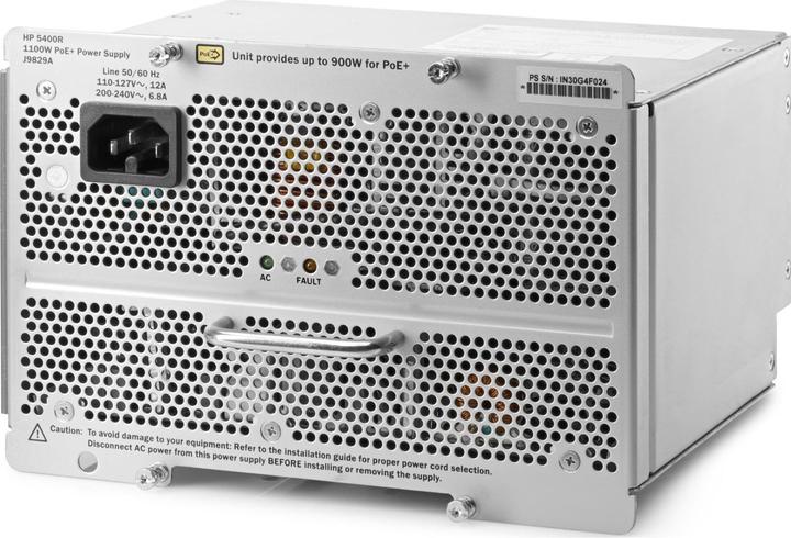 Image du produit HPE Aruba - Adaptateur secteur (module enfichable) - 1100 Watt