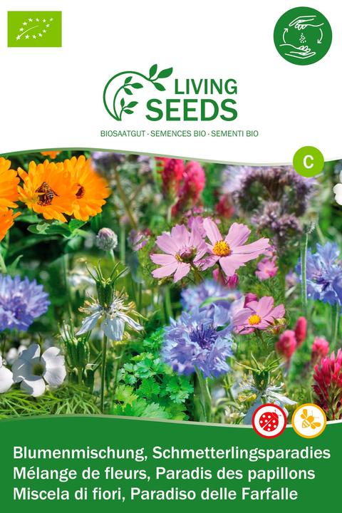 Living Seeds Blumenmischung, Schmetterlingsparadies (Graines de fleurs)