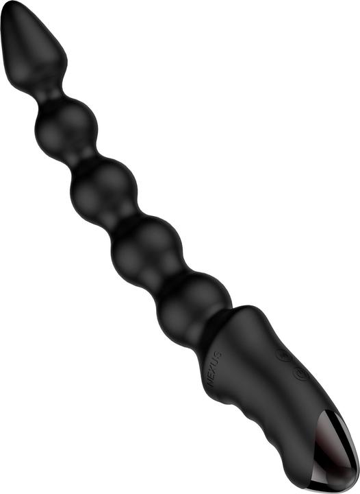 Actual product image Nexus Bendz Bendable Vibrator Anal Probe Edition Black