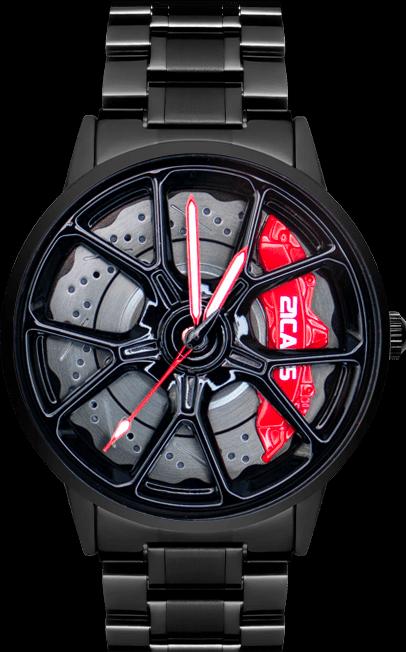 Immagine prodotto 21cars Trackmaster RS - Rosso - Nero I Spin (Visualizzazione della riserva di carica, 43 mm)