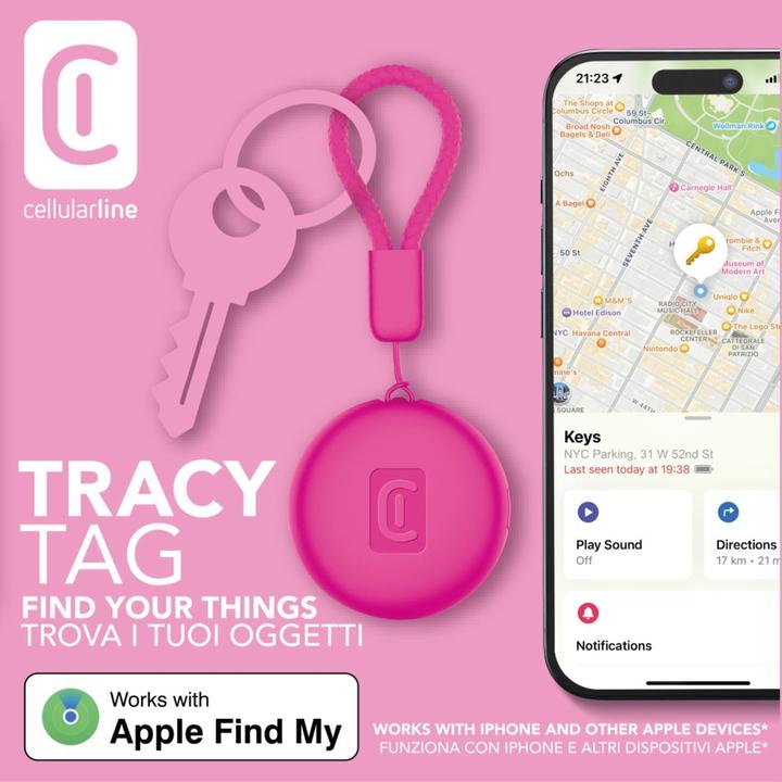 Immagine prodotto Cellularline Tracy Tag - Designed for iOS (iOS)