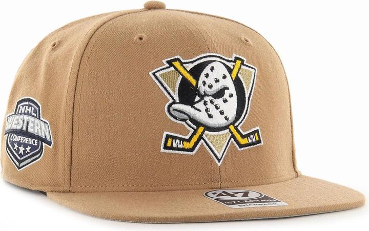 Image du produit 47 Brand Casquette Snapback - Sure Shot Anaheim Ducks Camel Beige