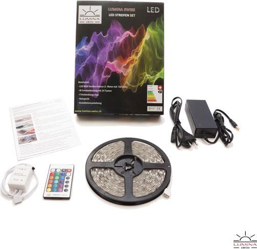 Immagine prodotto Lumina Swiss Set di strisce LED Multicolore 5m Pure Outdoor Simplex (500 cm, Esterno)