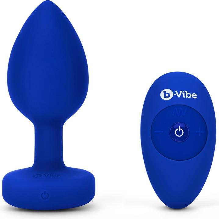 B-Vibe Plug vibrante Jewel L/XL Navy