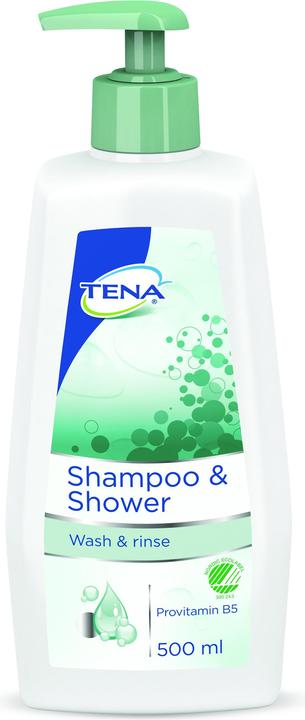 Produktbild Tena Shampoo & Shower (500 ml, Flüssiges Shampoo)