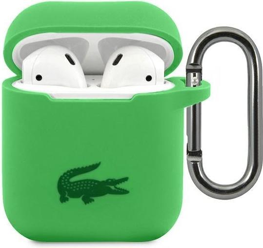 Actual product image Lacoste Airpods 1/2 Liquid Silicone Glossy Printing Logo Case (Headphone bag)