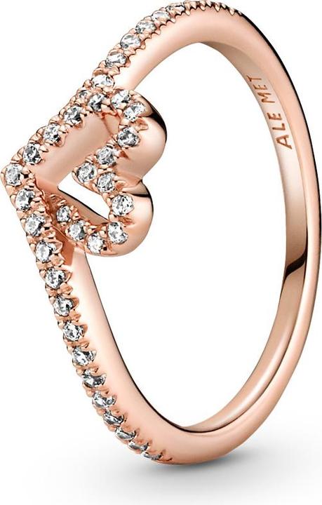 Produktbild Pandora Rose Heart and Wishbone Ring (48)