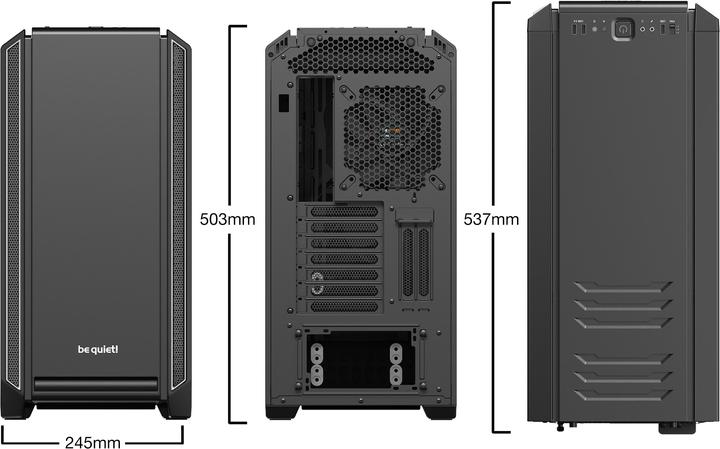 Actual product image be quiet! Silent Base 601 (ATX, mATX, Mini-ITX, E-ATX)
