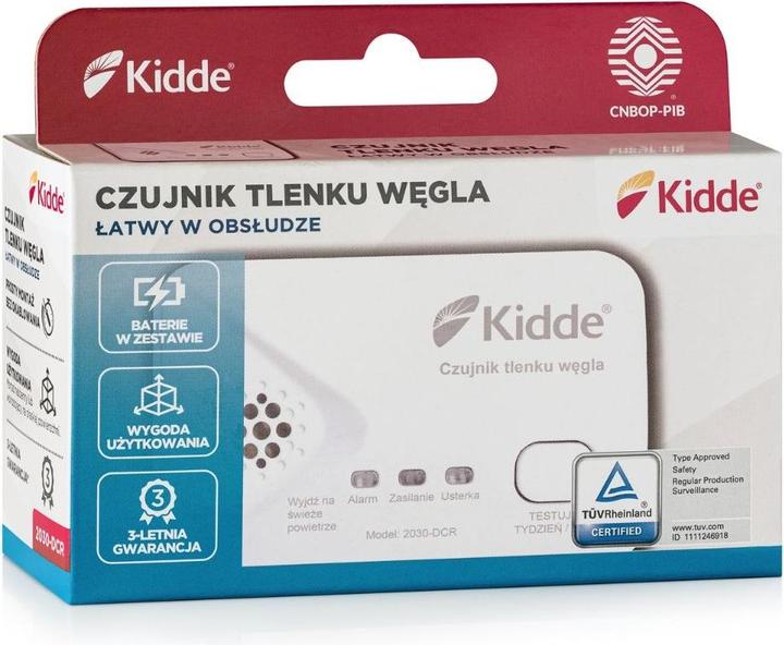 Actual product image Kidde Czujnik tlenku węgla 2030-DSCR