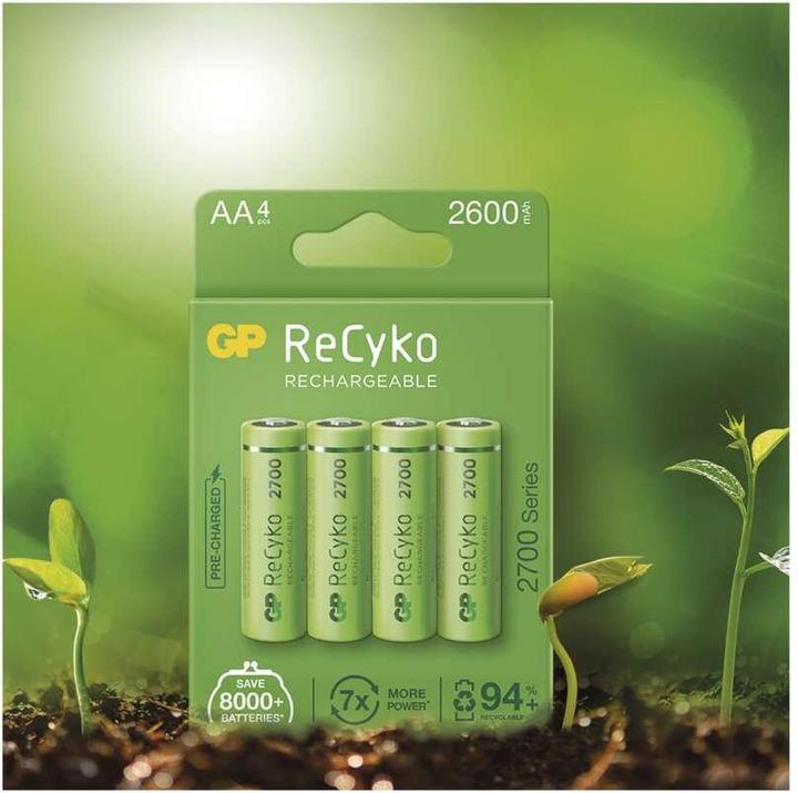 Actual product image GP Batteries Battery GP 2 x batteries aa/r6 GP recyko pro ni-mh 2000mah 210aahcb-5eb2 (2 pcs., AA, 2000 mAh)