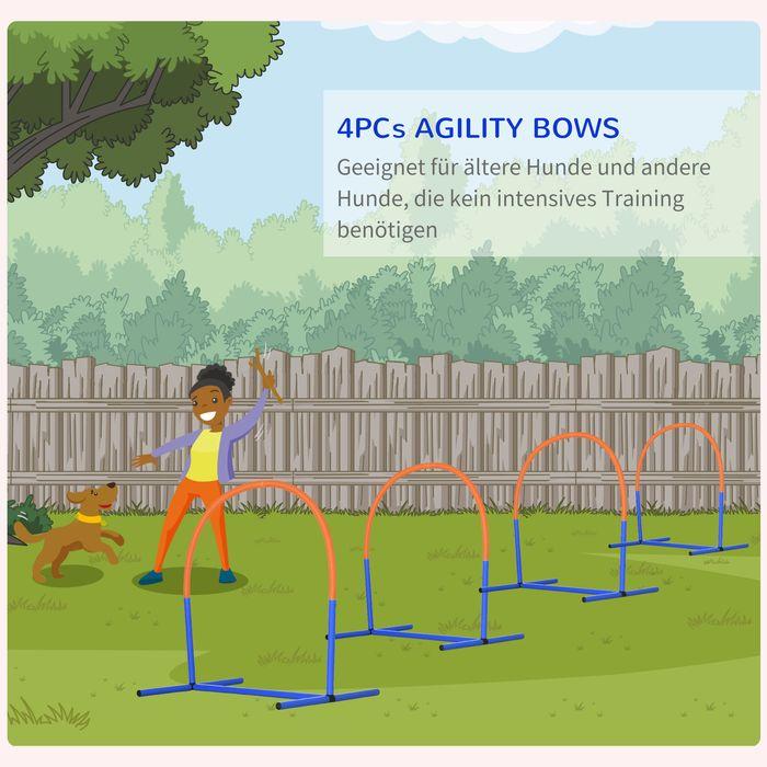 Image du produit Swisshandel24 Equipement d'agility pour chien, set d'agility pour chien, set d'entraînement pour chien 4 pièces (Agility)