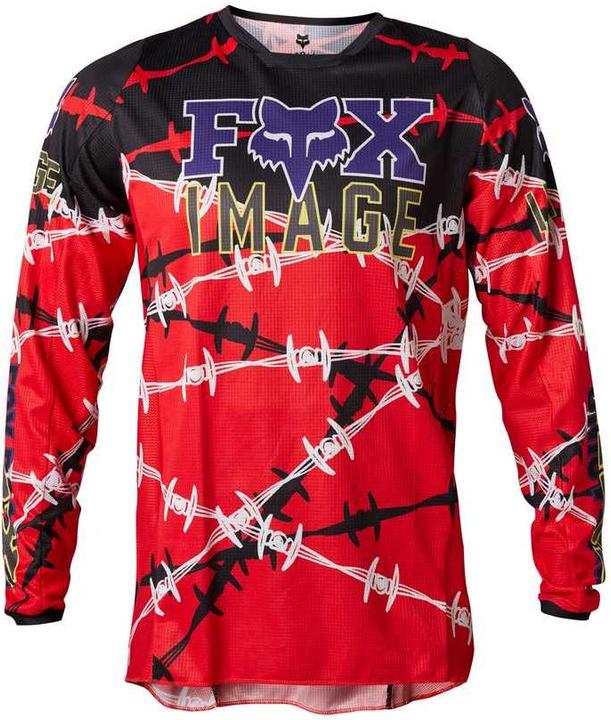 Image du produit Fox MAILLOT 23 180 BARBED WIRE SE FLO RED (L)