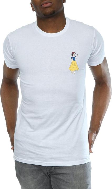 Actual product image Disney Princess Mens Snow White Chest T-Shirt (3XL)