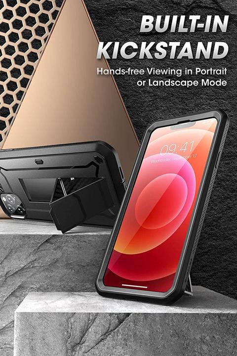 Actual product image Supcase Dėklas Unicorn Beetle Pro Apple iPhone 13 Pro Max Juodas (Apple iPhone 13 Pro Max)