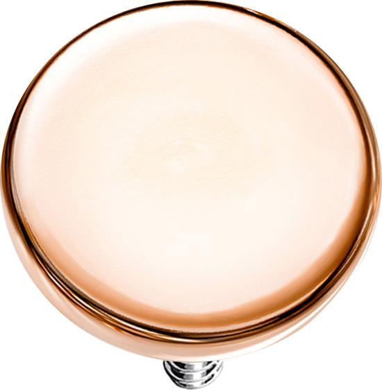 Actual product image Star Piercing Dermal anchor disc rose gold (Surgical steel 316L)