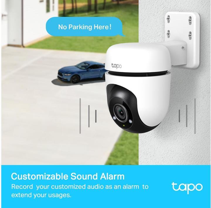 Productafbeelding TP-Link Buiten Pan/Tilt beveiligingscamera met Wi-Fi (1920 x 1080 Pixels)