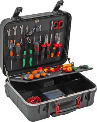 Produktbild Rs Pro Polypropylen Werkzeugkoffer Schwarz, 2 Schu