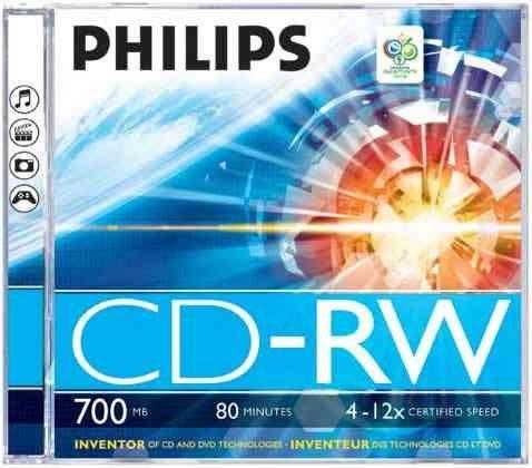 Philips 8710101710242 CD-RW vierge 700 Mo (1 x)