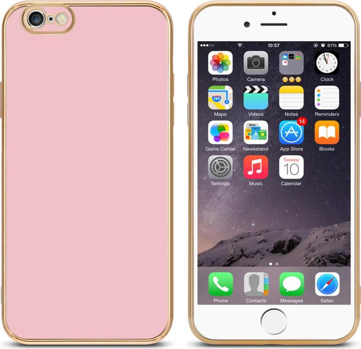 Actual product image Cadorabo Case for Apple iPhone 6 PLUS / 6S PLUS in TPU with camera protection LM130 Style (Apple iPhone 6 Plus)