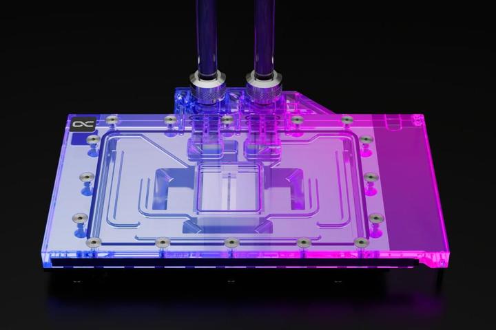 Actual product image Alphacool Ice Block Aurora Geforce RTX 4090 GameRock + Phantom with Backplate