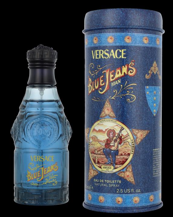 Actual product image Versace blue jeans (Eau de toilette, 75 ml)