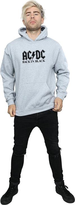 Image du produit AC/DC - Sweat à capuche BACK IN BLACK LOGO - Homme (S)