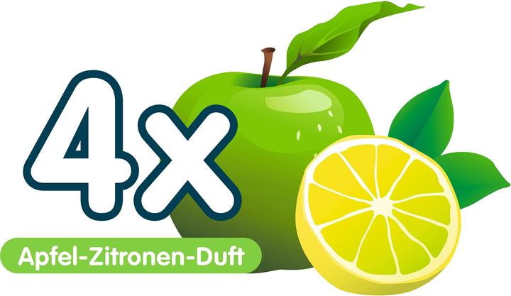 Image du produit Abfluss-Fee Pierre à parfum pomme-citron 4 pièces