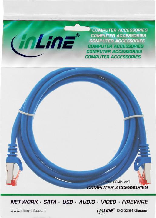 Image du produit InLine Câble de raccordement (S/FTP, CAT6, 1 m)