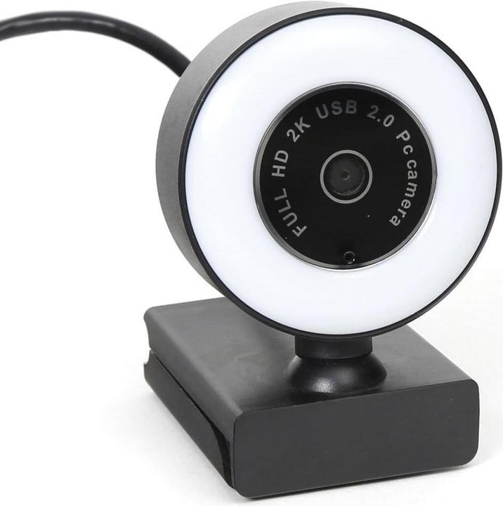 Produktbild Platinet 2K LED RING webcam (PCWC2KAF) (3.60 Mpx)