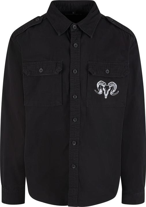 Actual product image Mister Tee MisterTee Capricorn Skull Shirt Longsleeve - 173877 (L)