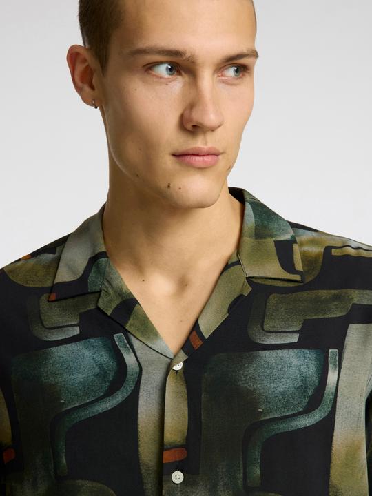Actual product image Selected Homme Gemustertes Kurzarmhemd (M)