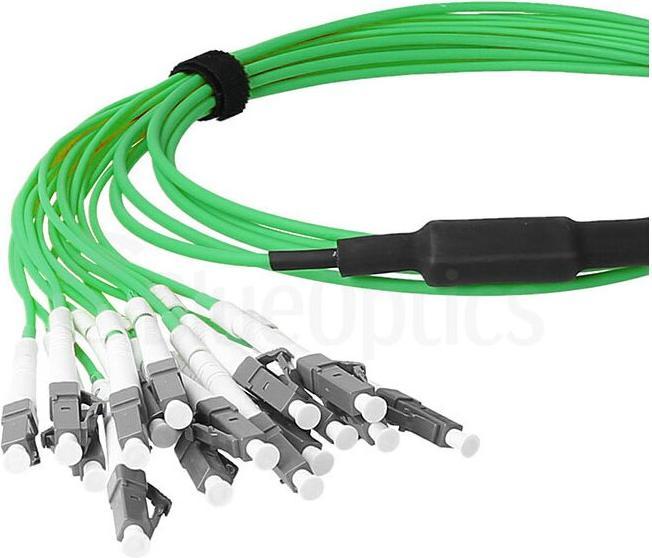 Immagine prodotto BlueOptics Cavo di breakout duplex MTP/8xLC in fibra ottica OM5 da 10 metri (10 m)